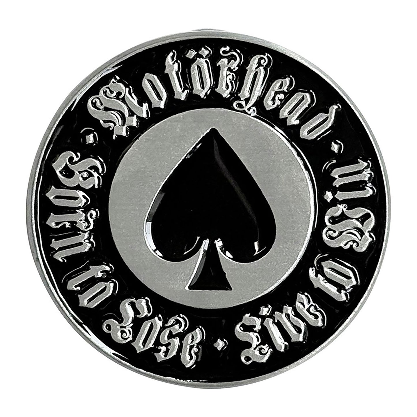 Born To Lose Pewter Pin Badge