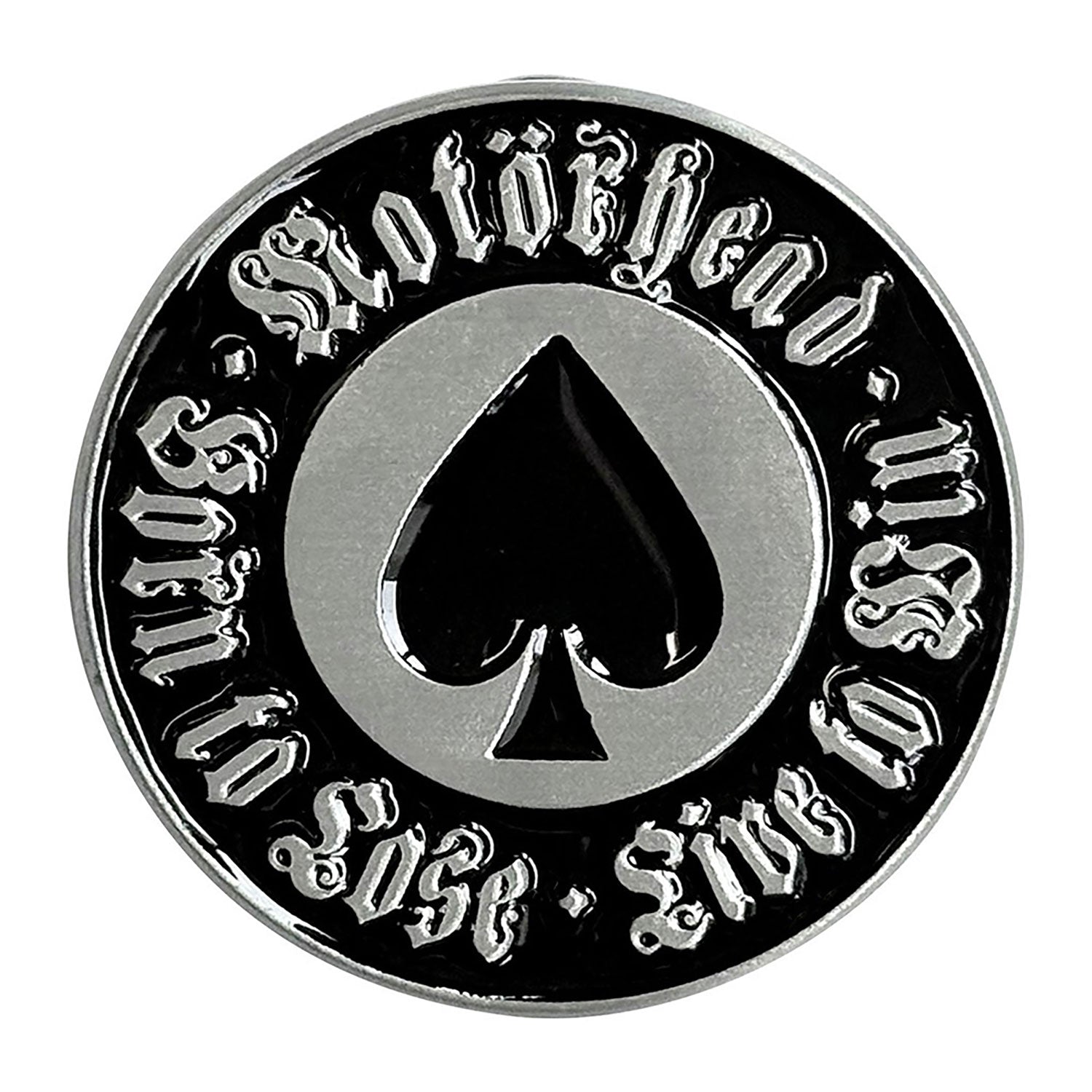 Born To Lose Pewter Pin Badge