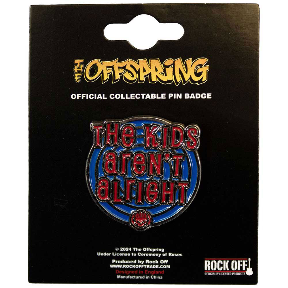 Offspring The Kids Aren't Alright Pewter Pin Badge