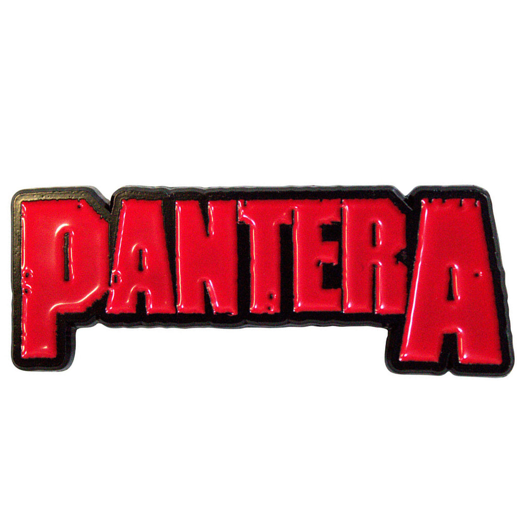 Pantera Red Logo Pewter Pin Badge 457584 | Rockabilia Merch Store
