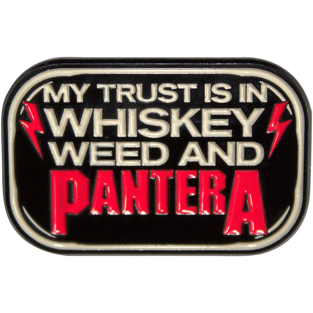 Pantera Whiskey Pewter Pin Badge
