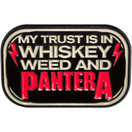 Whiskey Pewter Pin Badge