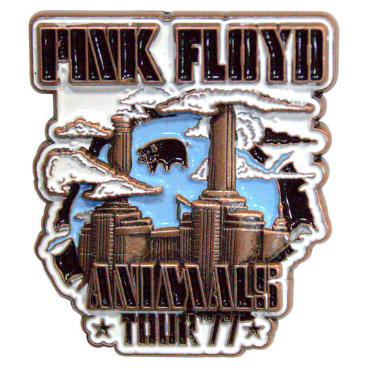 Animals Tour '77 Pewter Pin Badge