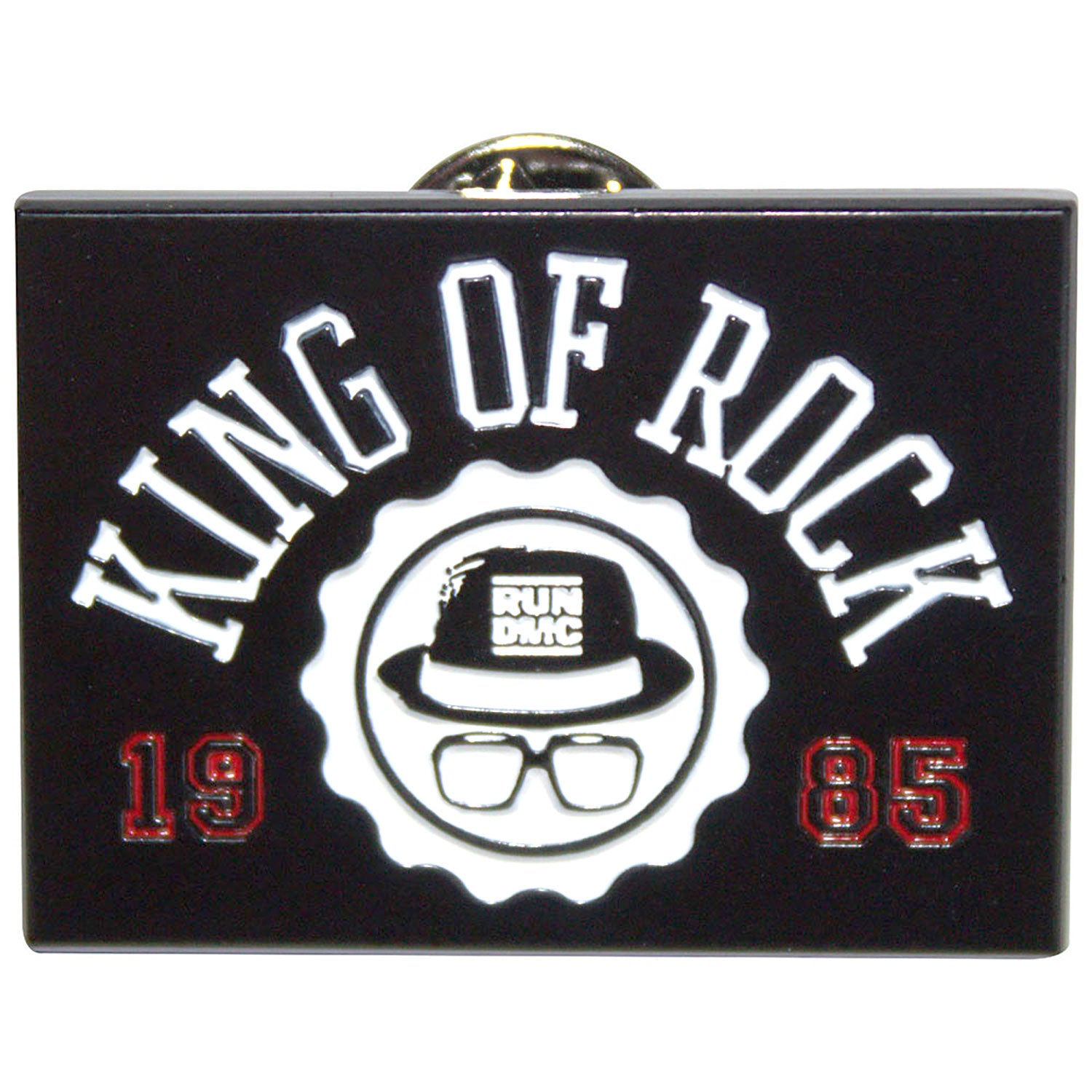 King Of Rock Pewter Pin Badge