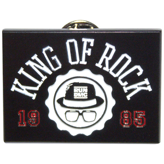 King Of Rock Pewter Pin Badge