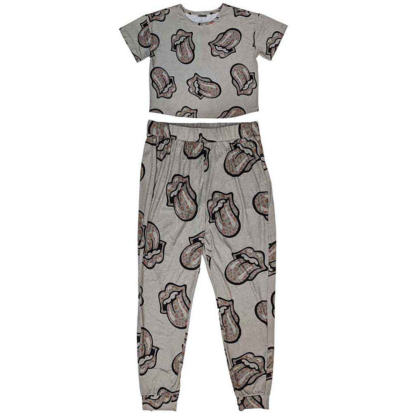 Rolling Stones Heart Tongue Loungewear