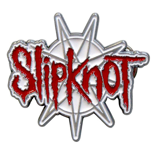 Slipknot 9-point Star Logo Pewter Pin Badge Front