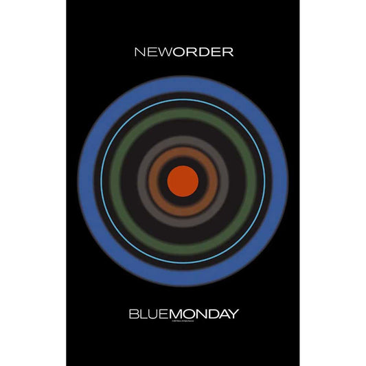 Blue Monday Poster Flag