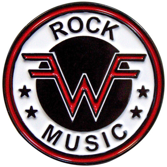 Weezer Rock Music Emblem Pewter Pin Badge