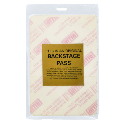 Diary Of A Madman Tour '82 Local Crew Laminated Backstage Pass