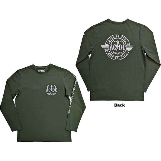 AC/DC Rock Or Bust Long Sleeve Front