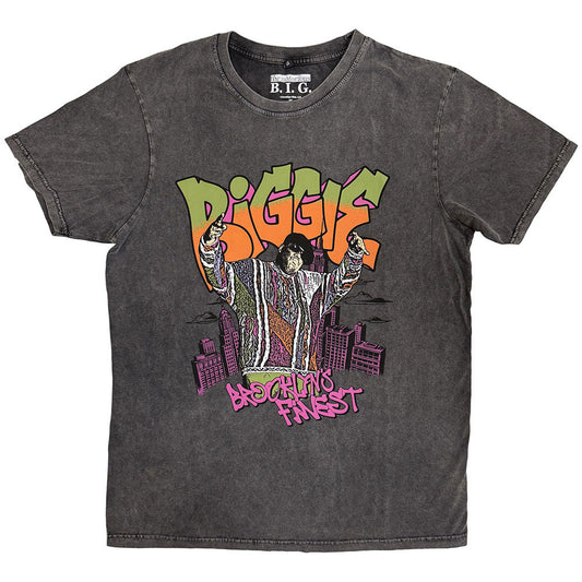 Cartoon Graffiti Stone Wash T-shirt