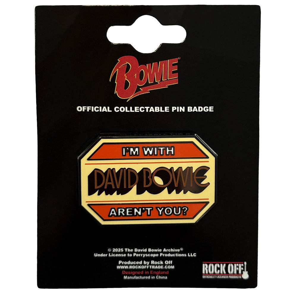 I'm With... Pewter Pin Badge