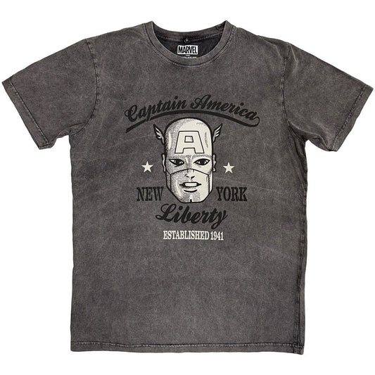 Captain America Est. 1941 Stone Wash T-shirt