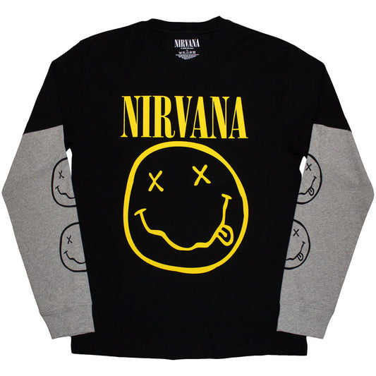 Yellow Happy Face Long Sleeve