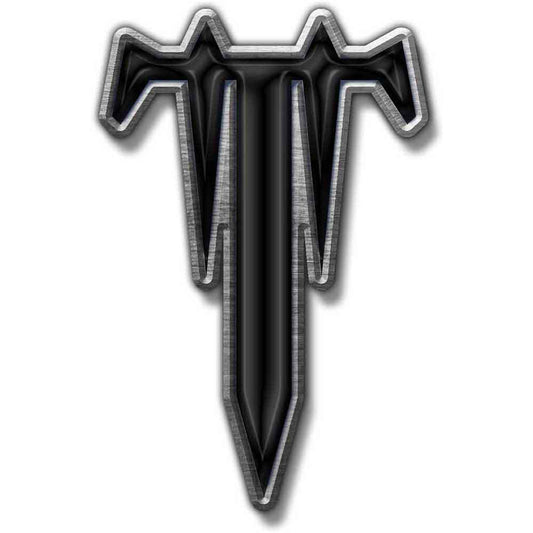 Trivium T Pewter Pin Badge