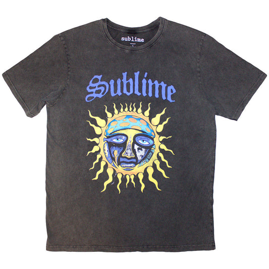 Sun Logo Stone Wash T-shirt