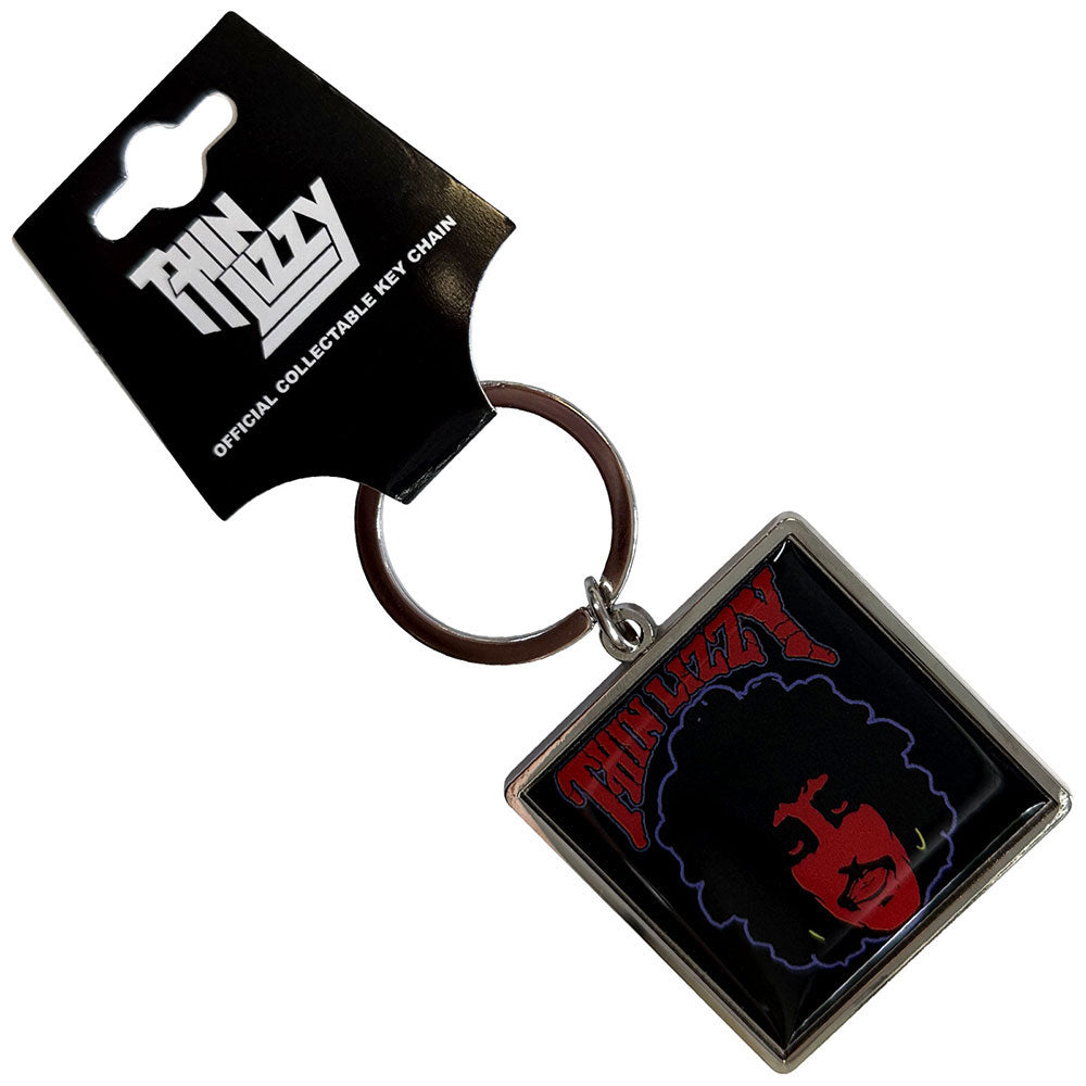 Phil & Logo Red Metal Key Chain
