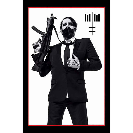 Machine Gun Poster Flag