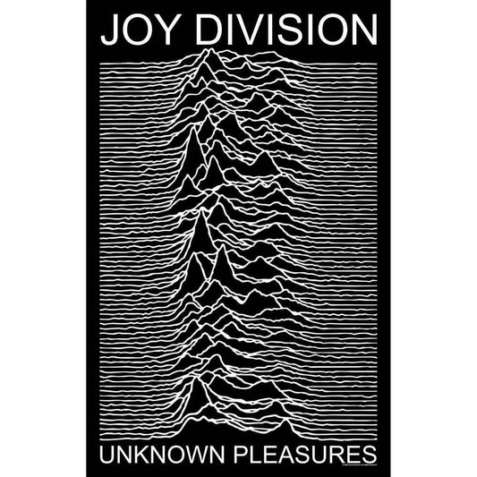 Unknown Pleasures Poster Flag