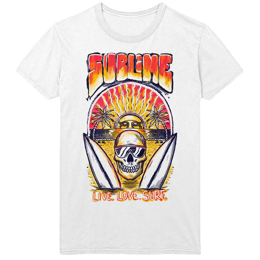Sublime Live Love Surf Tee T-shirt