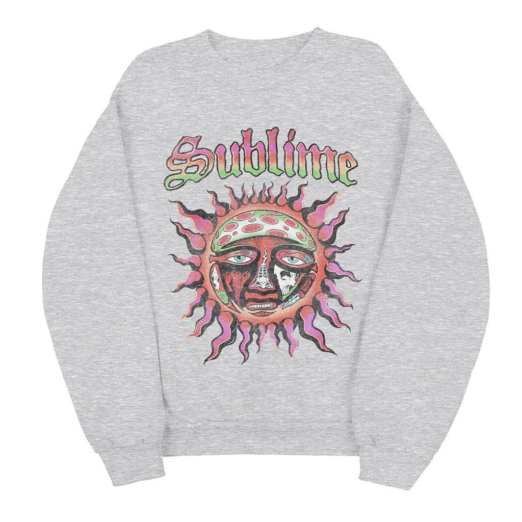 Sublime Sun Logo Crewneck Sweater Sweatshirt 458604 | Rockabilia Merch ...