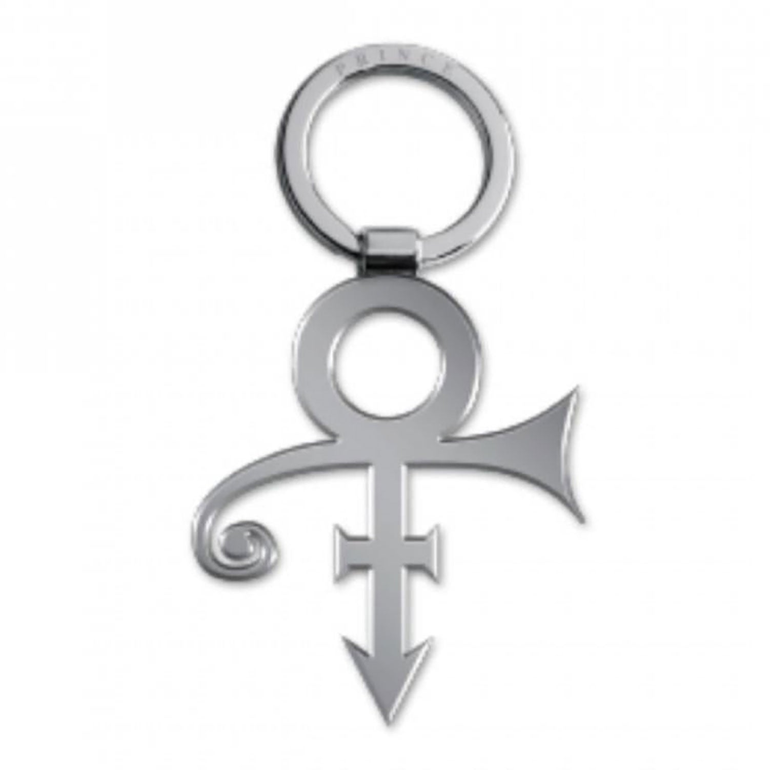 Prince Silver Love Symbol Keychain Metal Key Chain