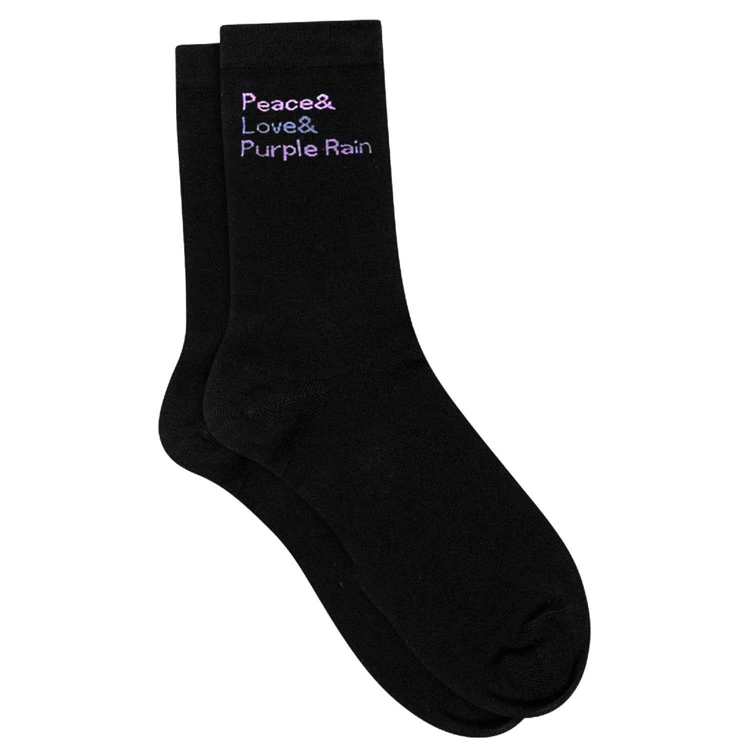 Peace & Love & Purple Rain Socks Socks
