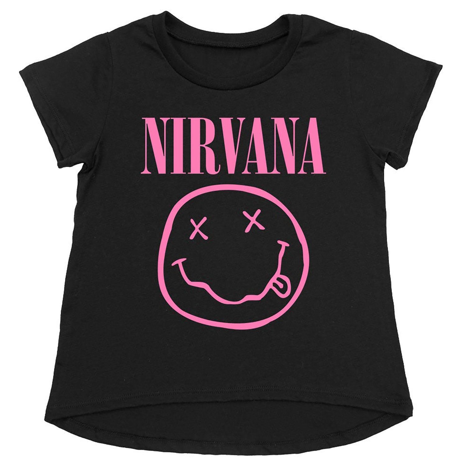 Nirvana Pink Toddler Smiley Childrens T-shirt
