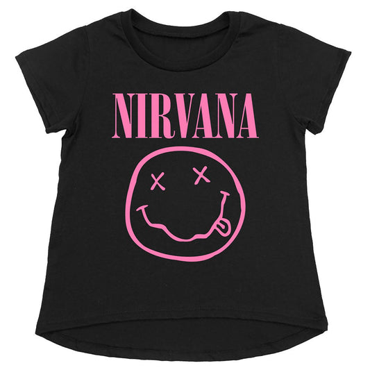 Nirvana Pink Toddler Smiley Childrens T-shirt
