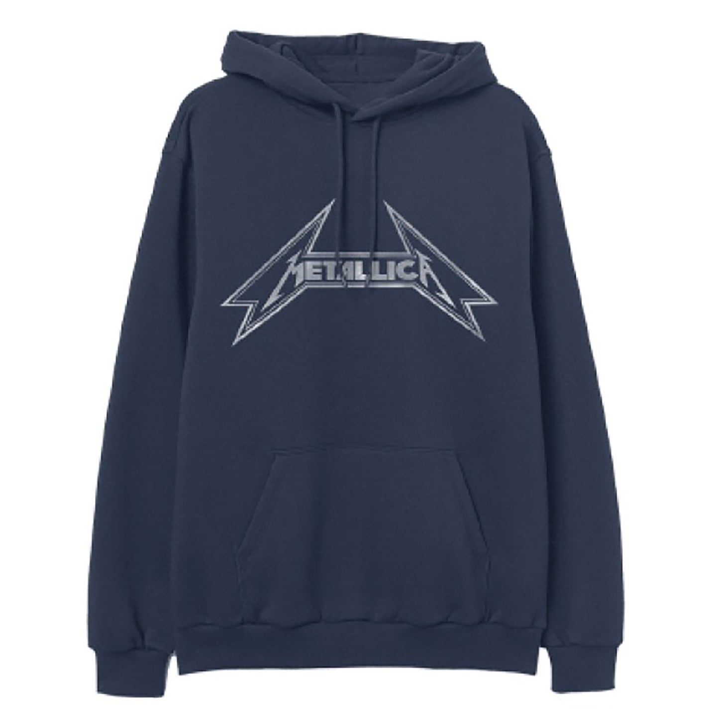 Classic Logo Navy Pullover Hoodie Hooded Sweatshirt
