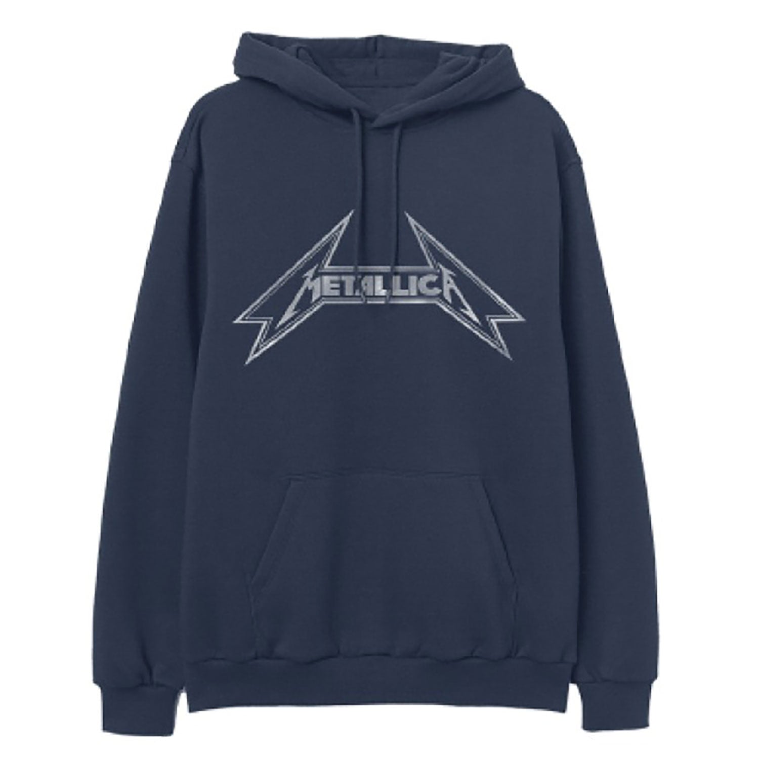 Classic Logo Navy Pullover Hoodie Hooded Sweatshirt
