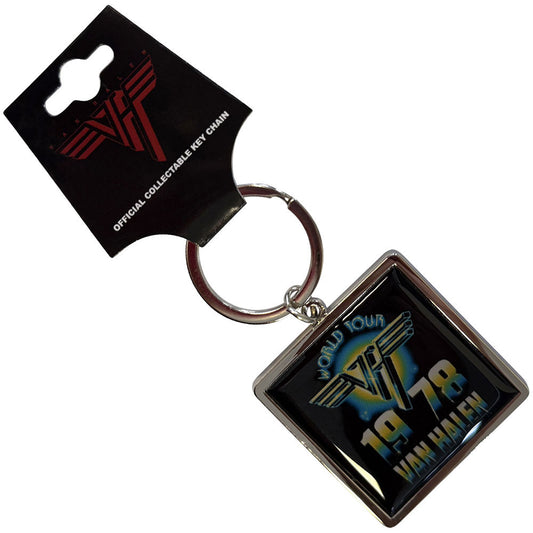 Van Halen World Tour '78 Metal Key Chain