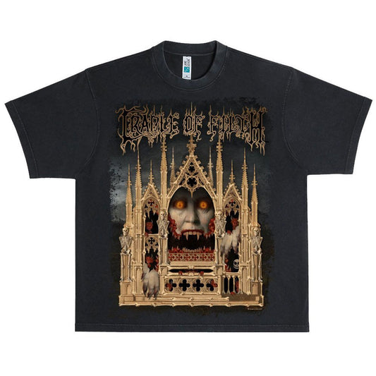 Cradle Of Filth Ex Sanguine Draculae by Arcano XV (Rockabilia Exclusive) T-shirt Front