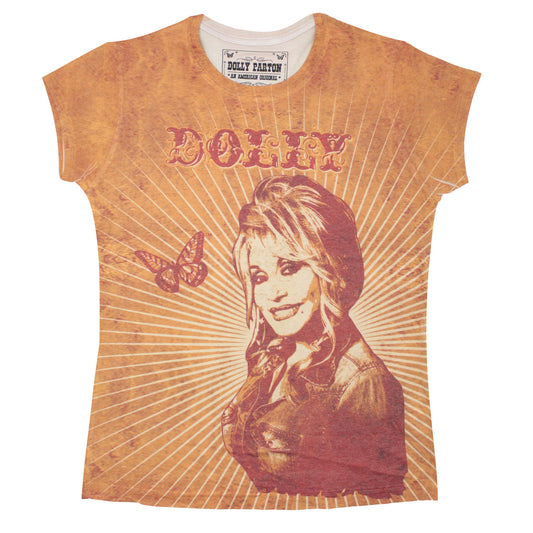 Dolly Parton An American Original One Sided Super Soft Junior Top Front