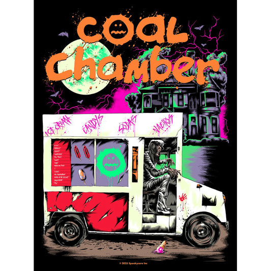 Coal Chamber by Josh Beamish (Rockabilia Exclusive) Blacklight