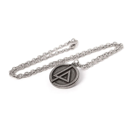 Linkin Park LP Circle Logo Pendant Necklace
