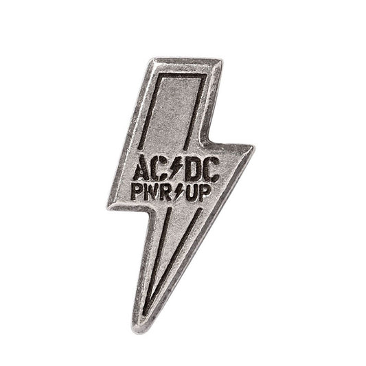 PWR/UP Pin Badge Pewter Pin Badge