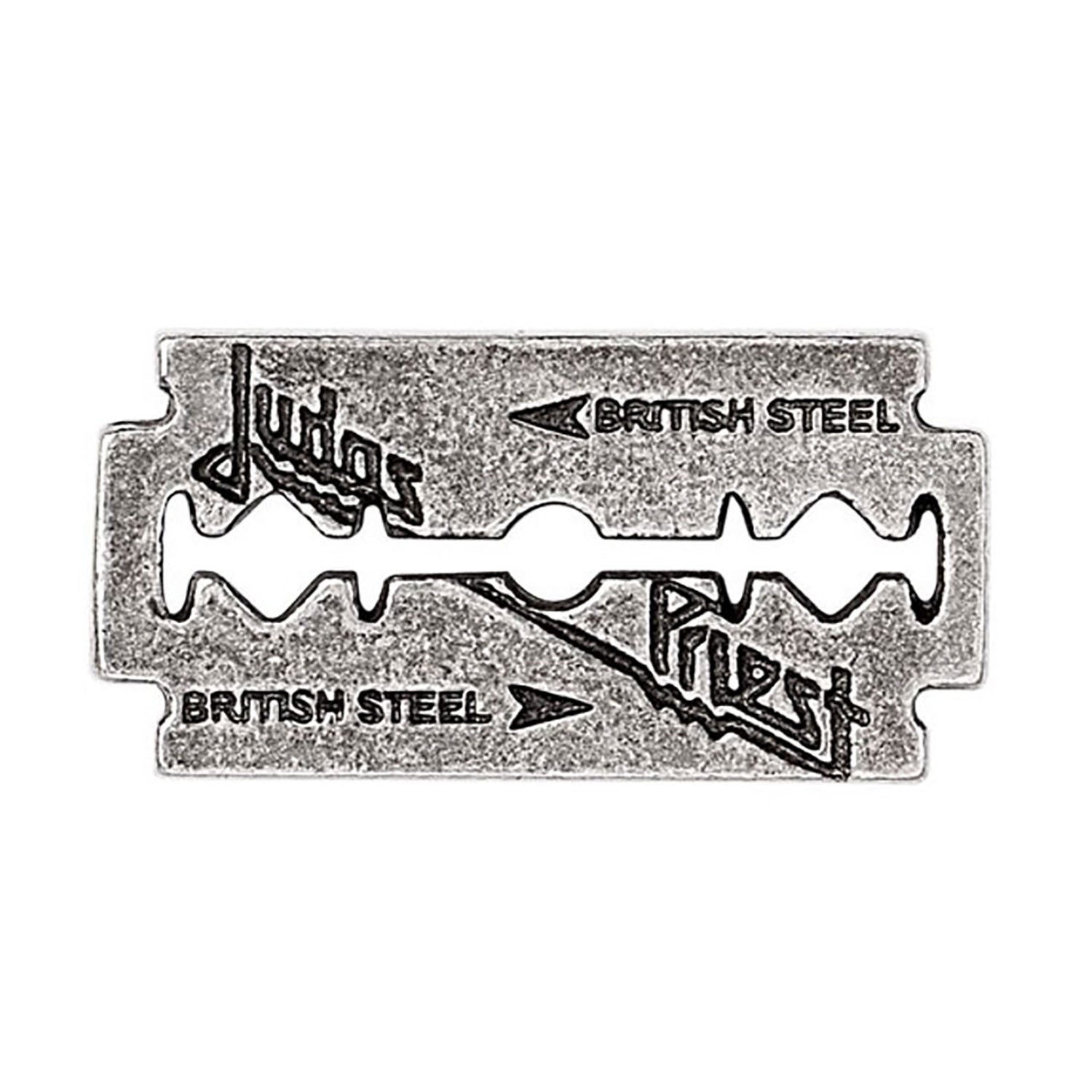 Judas Priest Razorblade Pin Badge Pewter Pin Badge