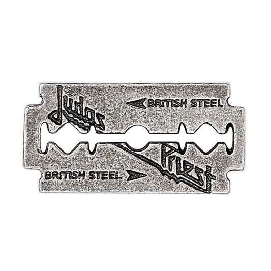 Razorblade Pin Badge Pewter Pin Badge