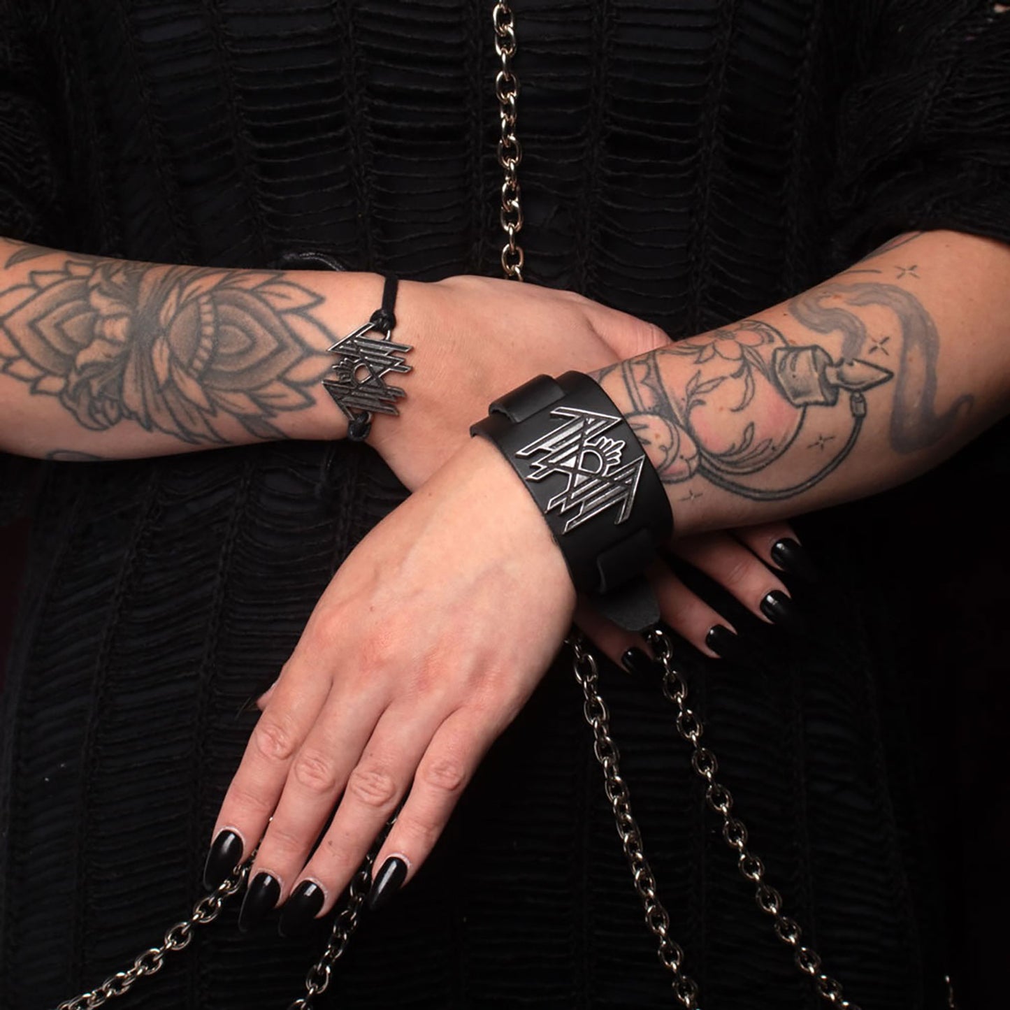 Leather Wrist Strap Wristband