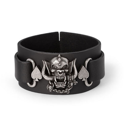 Motorhead Warpig Leather Wrist Strap Wristband