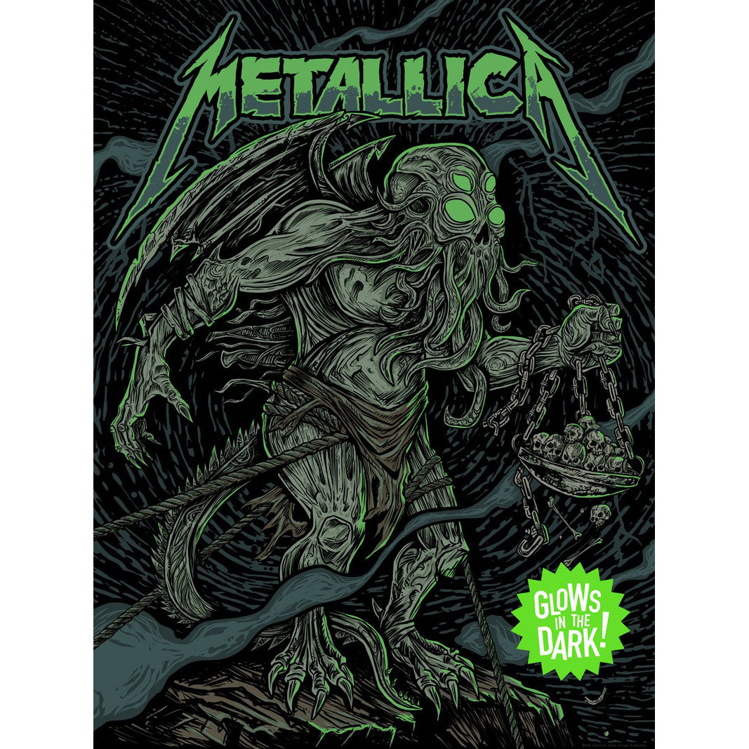 ...And Justice For Ktulu by Vertebrae33 Limited Screenprint