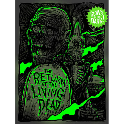 The Return Of The Living Dead by Vertebrae33 (Rockabilia Exclusive) Limited Screenprint