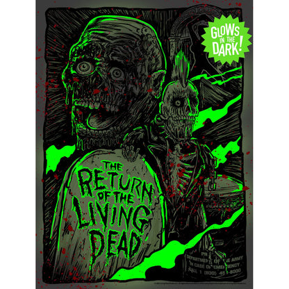 Bloody Variant by Vertebrae33 (Rockabilia Exclusive) Limited Screenprint