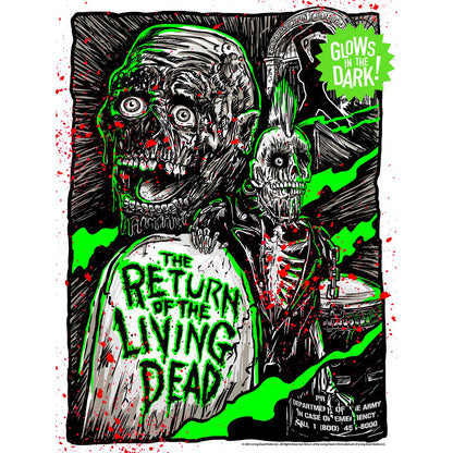 Bloody Variant by Vertebrae33 (Rockabilia Exclusive) Limited Screenprint