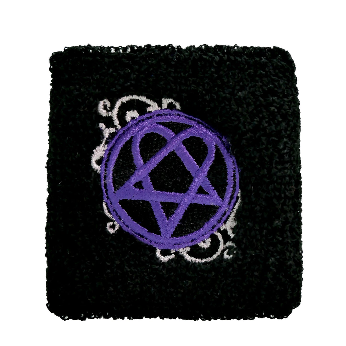 HIM Purple Heartagram Athletic Wristband
