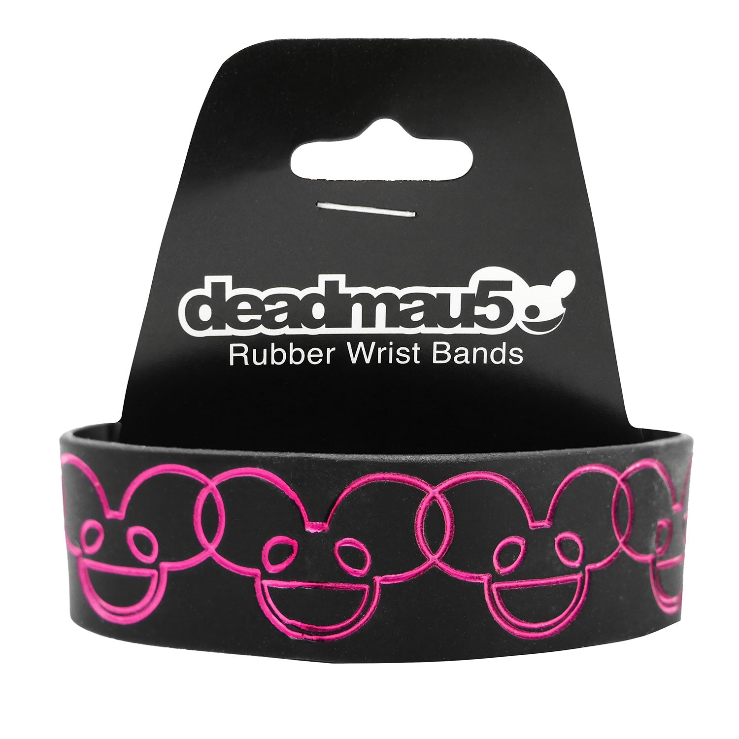 Pink Heads Rubber Bracelet