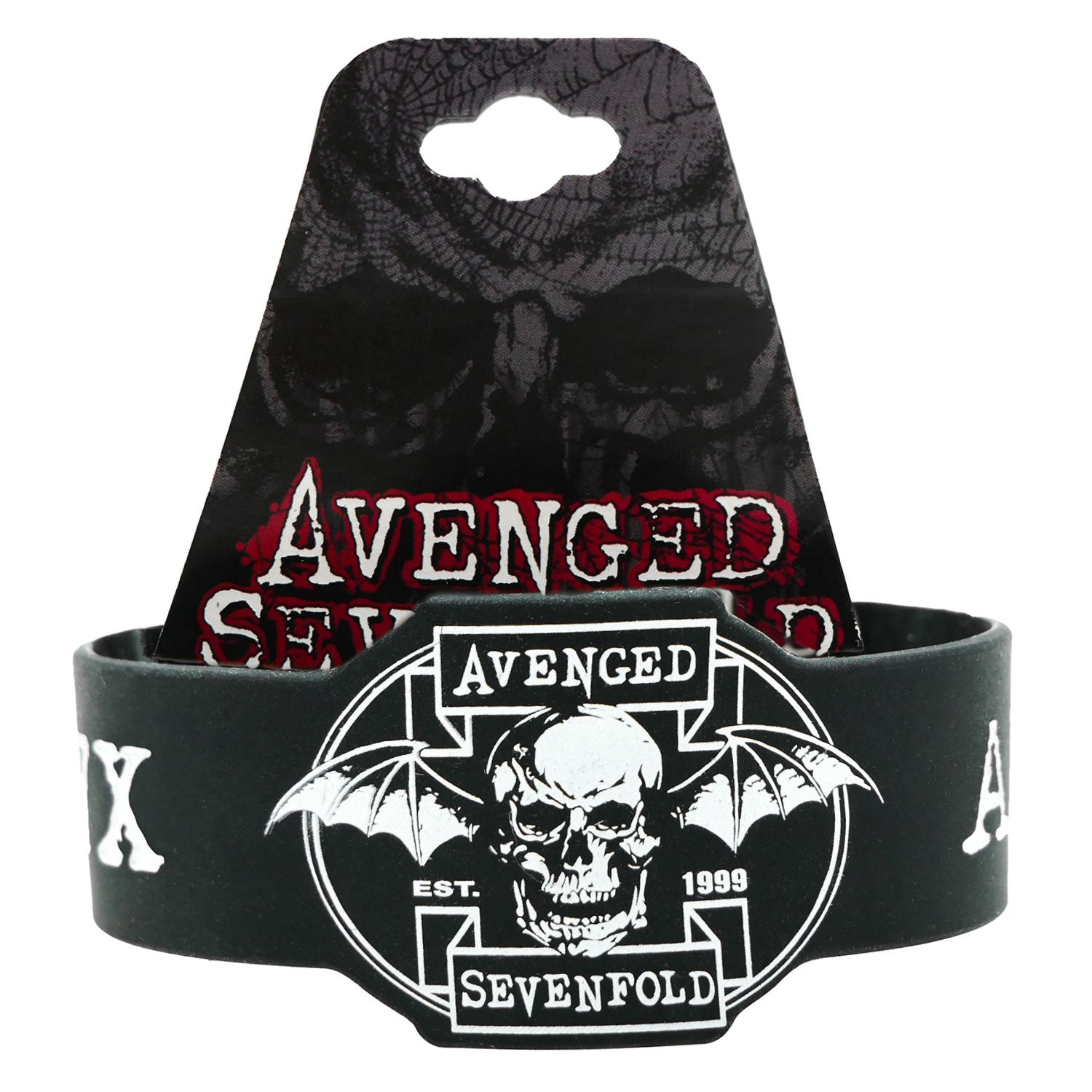 A7X Diecut Bat Rubber Bracelet