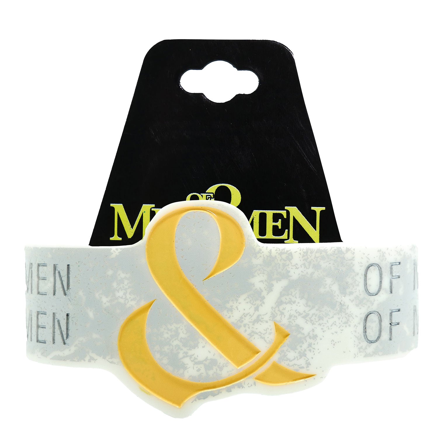 Yellow Diecut Rubber Bracelet